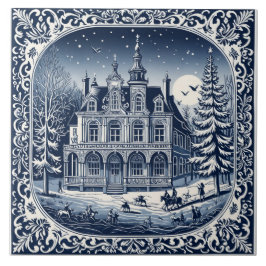 style delft hiver/Noël 2 タイル