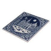 style Delft hiver/Noël 3 タイル (側面)