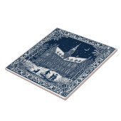 style Delft hiver/Noël 4 タイル (側面)