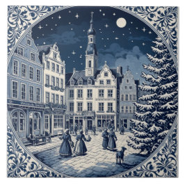 style Delft hiver/Noël 5 タイル