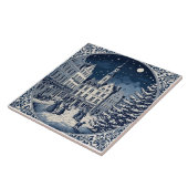 style Delft hiver/Noël 5 タイル (側面)