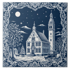 style Delft hiver/Noël 7 タイル
