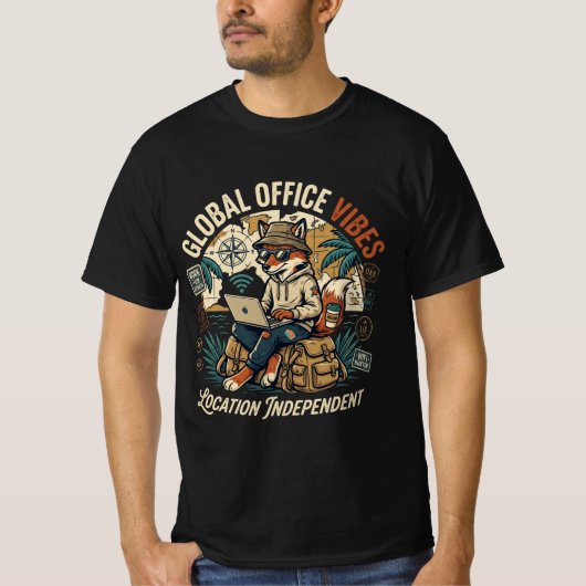 STYLE DIRECTION: 表現的なアンダーグラウンドグッズ エネルギー Tシャツ (正面)
