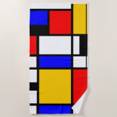 Style Mondrian ビーチタオル (正面)