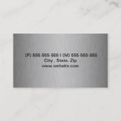 Style silver and black 名刺 (裏面)
