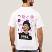 STYLE – Streetwear Graphic T-Shirt | Bold Attitude Tシャツ (裏面)