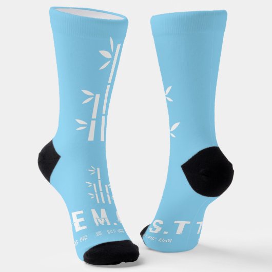 Style: Sustainable Premium Crew Sock(Light Blue) ソックス (傾斜あり)