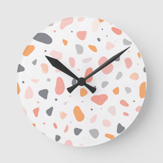Style Terrazzo ラウンド壁時計 (正面)