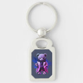 Style with Our Bold Urban Boss bear Designs キーホルダー (正面)