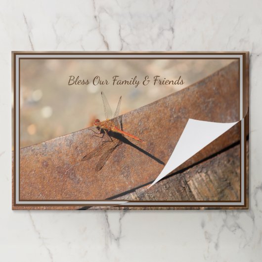 Styled 素朴 25ピーストンフライ紙ランチョンマット ペーパーパッド (折り畳み)