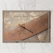 Styled 素朴 25ピーストンフライ紙ランチョンマット ペーパーパッド (正面)