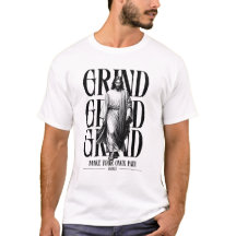 StyleSpeak Tees | マホガニー幾何学カスタムネームTシャツ