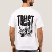 StyleSpeak Tees | マホガニー幾何学カスタムネームTシャツ Tシャツ (裏面)