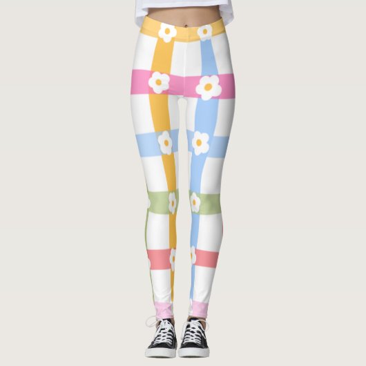 Styli Grid leggings  レギンス (正面)
