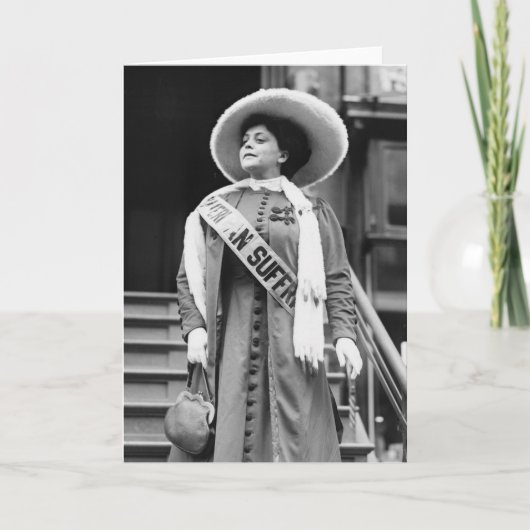 Stylin' Suffragette, 1908 カード (正面)