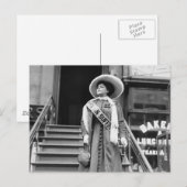 Stylin' Suffragette, 1908 ポストカード (正面/裏面)