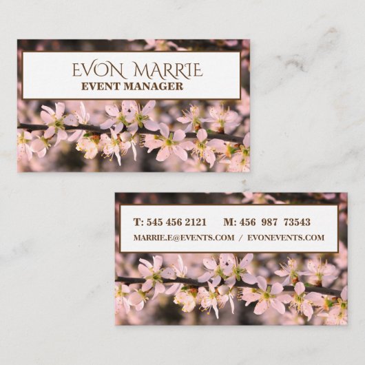 Stylisビジエレガントネスカード 名刺 (正面/裏面)