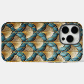 Stylised 3D Art Deco Fan Design Case-Mate iPhoneケース (裏面 (横))