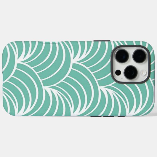 Stylised Art Deco Fan Design Case-Mate iPhoneケース (裏面 (横))