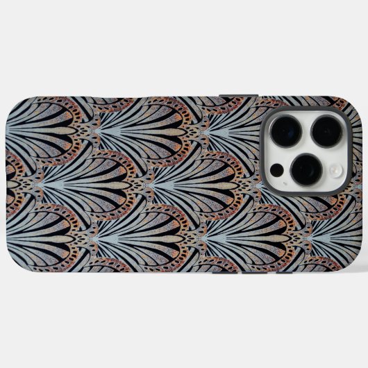 Stylised Art Deco Fan Design Case-Mate iPhoneケース (裏面 (横))