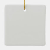 Stylish 1st Christmas as Mr & Mrs Newlyweds セラミックオーナメント (裏面)