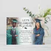 Stylish 2 Photo Joint Graduation Party 招待状 (スタンド正面)