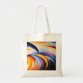 Stylish Abstract Art Canvas Tote Bag トートバッグ