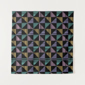 Stylish Abstract Geometric Print – Modern Trendy タペストリー (正面(横))