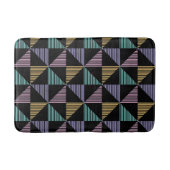 Stylish Abstract Geometric Print – Modern Trendy バスマット (正面)