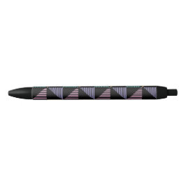 Stylish Abstract Geometric Print – Modern Trendy 黒ボールペン
