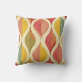 Stylish Abstract Mid Century Pattern クッション (裏面)