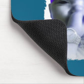 Stylish Ai Baby Holding Back Laugh Gigging Meme  マウスパッド (コーナー)