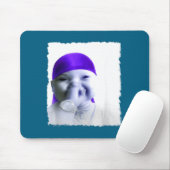 Stylish Ai Baby Holding Back Laugh Gigging Meme  マウスパッド (マウス)