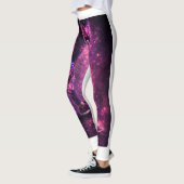 stylish all over print women leggings, レギンス (左)