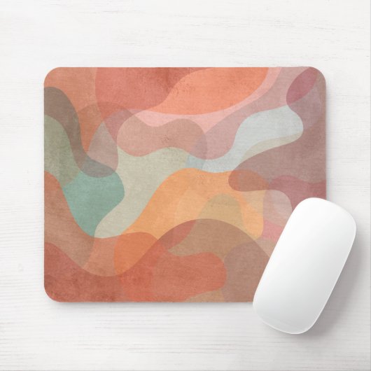 Stylish and Colorful Artistic Pattern マウスパッド (マウス)