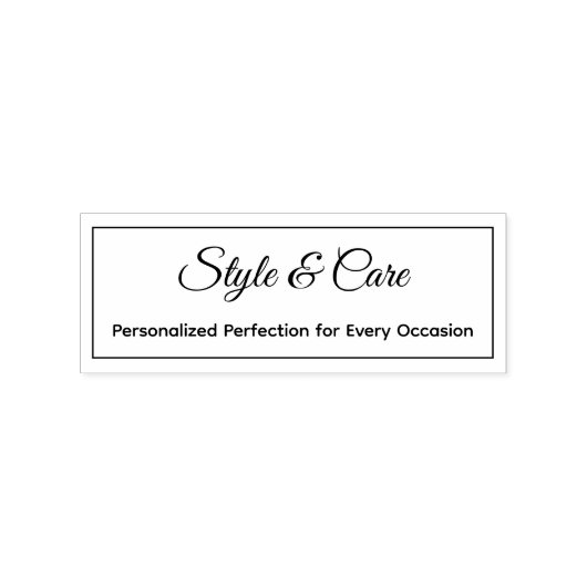 Stylish and Customizable Mark Your Brand ラバースタンプ (押印)