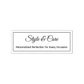 Stylish and Customizable Mark Your Brand ラバースタンプ (インプリント)