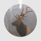 Stylish and Elegant Christmas Elk オーナメント (裏面)