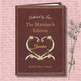 Stylish and Unique Matriarch Grandma Storybook カード