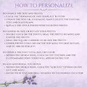 Stylish and Unique Stepmom Storybook Photo Card カード