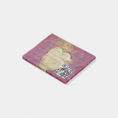 stylish angel of love with qr-code ポストイット (アングル)