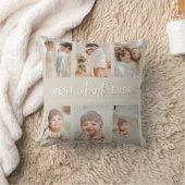 Stylish Best Aunt Ever 6 Photo  クッション (ブランケット)