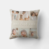 Stylish Best Dad Ever Throw Pillow クッション (裏面)