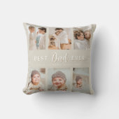 Stylish Best Dad Ever Throw Pillow クッション (正面)