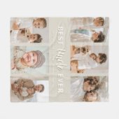 Stylish Best Uncle Ever 6 Photo  フリースブランケット (正面(横))