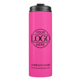 Stylish Bight Pink Branded Company Business Logo タンブラー
