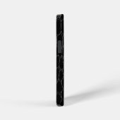Stylish Black Crocodile iPhoneケース (右側面)