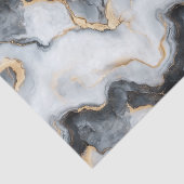 Stylish Black & Gold Marble Pattern Tissue Paper 薄葉紙 (詳細)