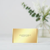 Stylish Black & Gold Professional Modern Template 名刺 (スタンド正面)