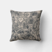 Stylish Black Paris Toile Design クッション (裏面)